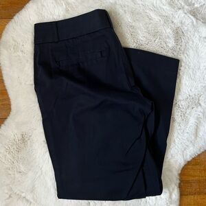 Banana Republic Navy Blue Cropped Pants Size 0 Stretch Like New